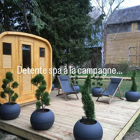 Villa Detente A La Campagne Avec Espace Bien Etre Nordique Cempuis