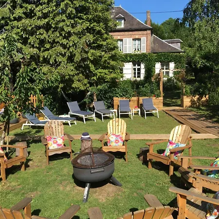 Des Glycines Et Nordique à 1h30 De Paris Villa *