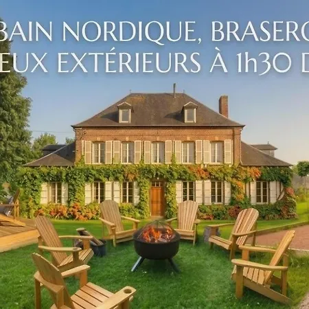 Des Glycines Et Nordique A 1h30 De Paris Villa